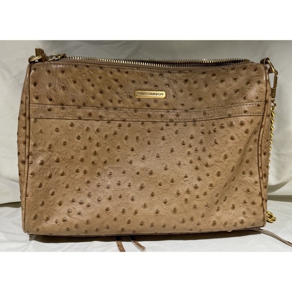 Rebecca Minkoff Handbags - REBECCA MINKOFF Large MAC Taupe Crossbody Leather Purse